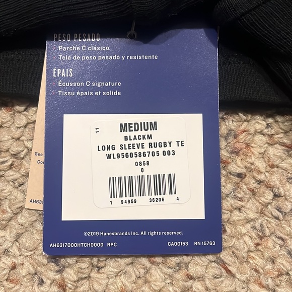 BNWT Champion Rugby Stripe T-Shirt (Medium) - Picture 6 of 6